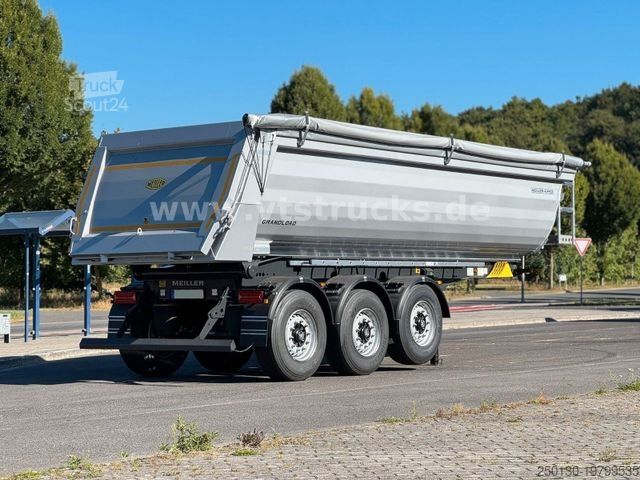 Kipper Auflieger MEILLER Kisa 3 Achs Lift Achse Rollplane 25m³