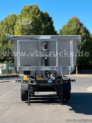 Kipper Auflieger MEILLER Kisa 3 Achs Lift Achse Rollplane 25m³