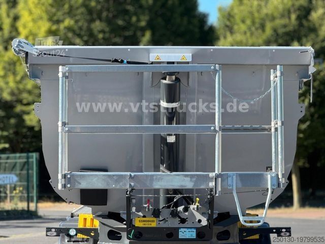 Kipper Auflieger MEILLER Kisa 3 Achs Lift Achse Rollplane 25m³