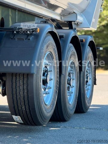 Kipper Auflieger MEILLER Kisa 3 Achs Lift Achse Rollplane 25m³