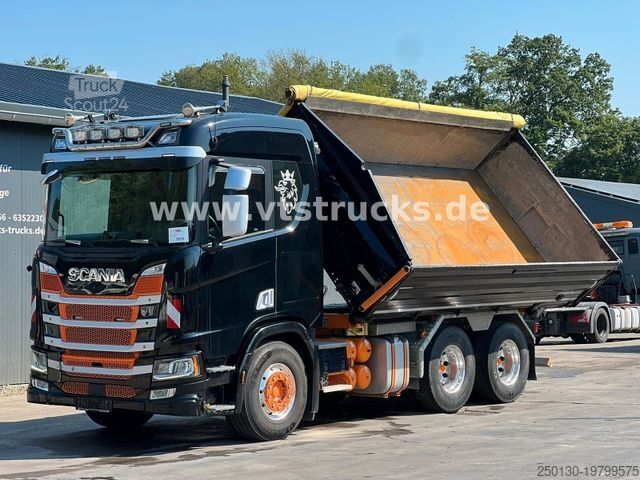 Camion ribaltabile trilaterale SCANIA R500 6x4 Euro 6 Schwarzmüller Dreiseitenkipper