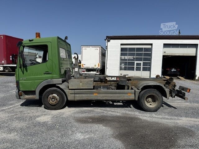 Nosic kontejnerů Telehoist Mercedes-Benz Atego 815 Atlas Haken AHK Tüv 27