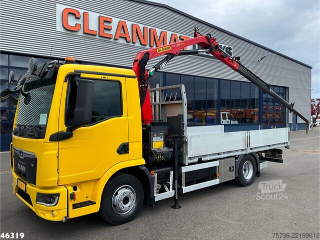 Camion-grue Man TGL 12.220 Euro 6 Palfinger 7 Tonmeter laadkraa...