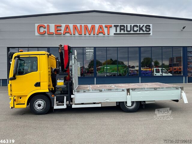 Camion-grue Man TGL 12.220 Euro 6 Palfinger 7 Tonmeter laadkraa...