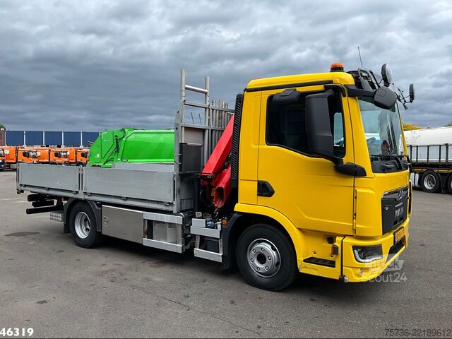 Camion-grue Man TGL 12.220 Euro 6 Palfinger 7 Tonmeter laadkraa...