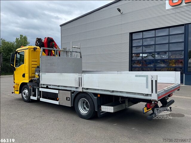 Camion-grue Man TGL 12.220 Euro 6 Palfinger 7 Tonmeter laadkraa...