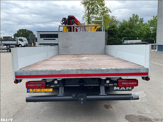 Camion-grue Man TGL 12.220 Euro 6 Palfinger 7 Tonmeter laadkraa...