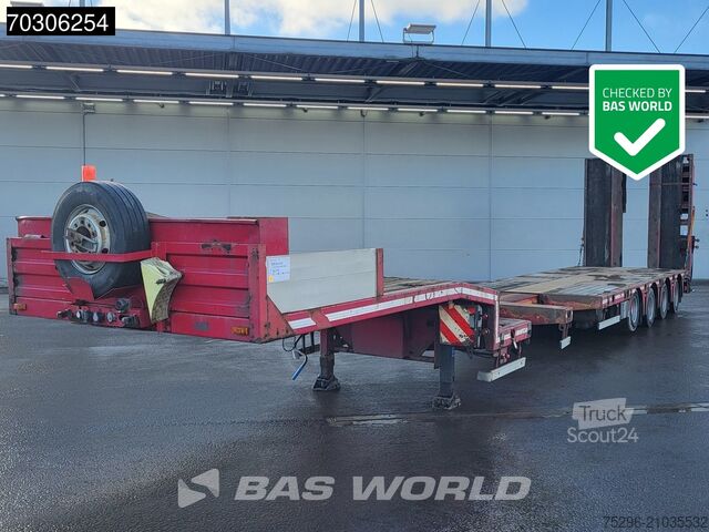 Dieplader ATM 3052 3 axles Lift + 2x Steering Axle Extendable...