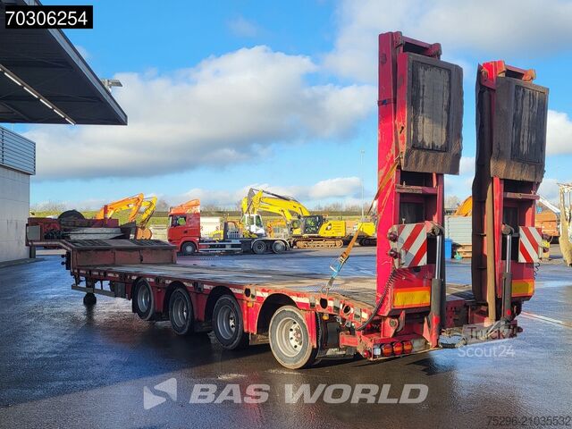 Dieplader ATM 3052 3 axles Lift + 2x Steering Axle Extendable...