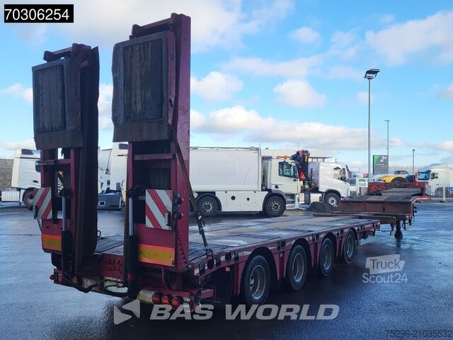 Dieplader ATM 3052 3 axles Lift + 2x Steering Axle Extendable...