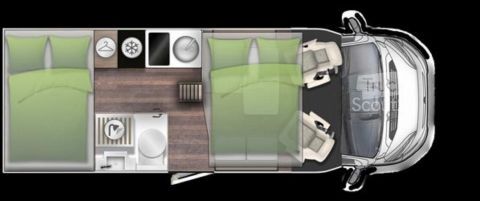 Half-integraal camper Forster T 699 EB Verfügbar ab03-2026/140PS/Autom/Winter-Paket/Drive-Assistance-Pack