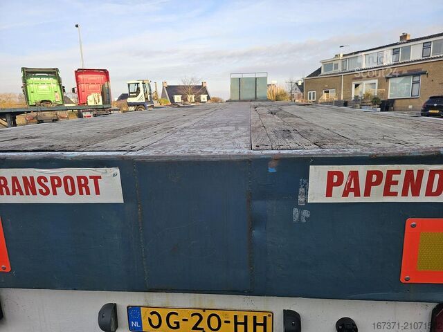 Plate-forme LINTRAILERS LSPU 18-27 / EXTENDIBLE TRAILER 21.20 MTR /STEE...