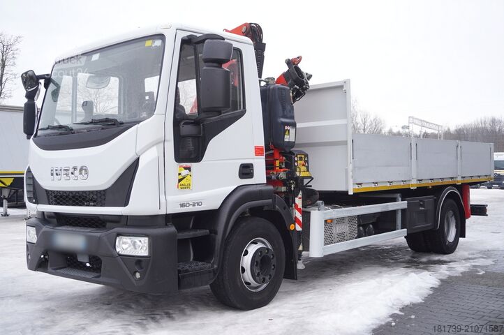 Vinçli platform Iveco Eurocargo 160-210 E6 4X2 / 30 tho. km!!!