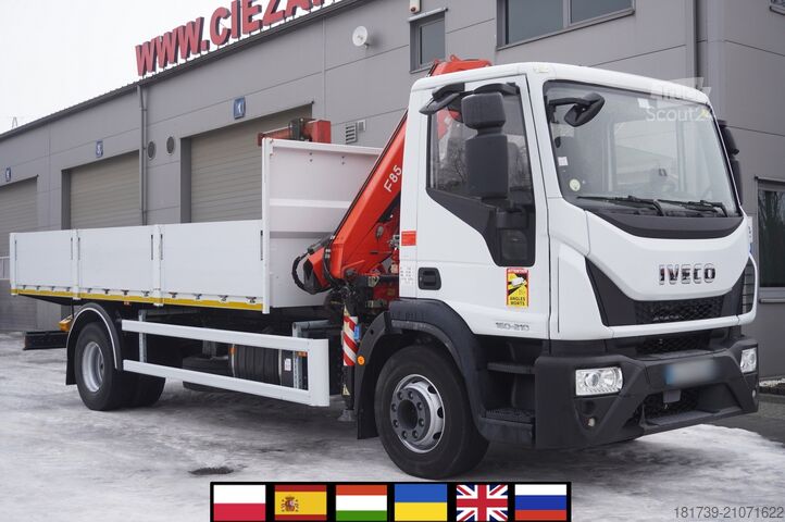 Vinçli platform Iveco Eurocargo 160-210 E6 4X2 / 30 tho. km!!!