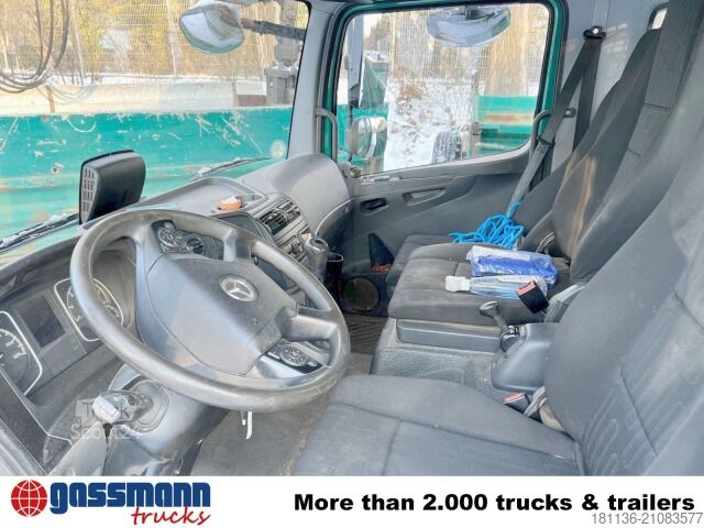 Transporter mit Kipper Mercedes-Benz Atego 818 L 4x2, Kran Hiab X-Duo 078 BS-2, 2x AHK