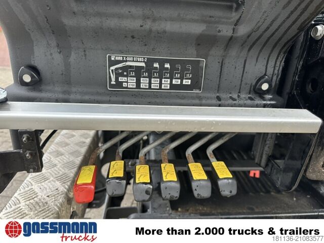 Transporter mit Kipper Mercedes-Benz Atego 818 L 4x2, Kran Hiab X-Duo 078 BS-2, 2x AHK