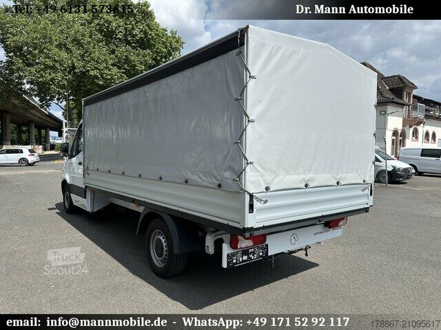 Transportador con plataforma y toldo Mercedes-Benz Sprinter 314 CDI RWD Maxi Pritsche Schiebeplane