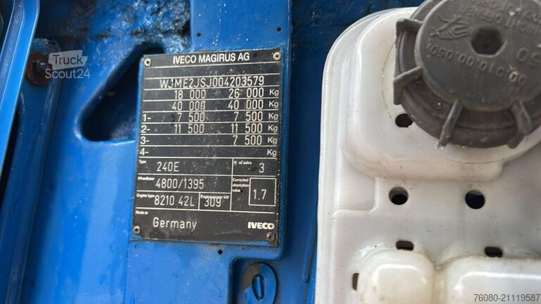 Chassis cabine Iveco EUROSTAR 440 E 42 (MANUAL PUMP / POMPE MANUELLE...