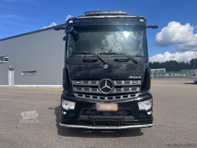 Krovininis automobilis su kabliu Mercedes-Benz Arocs 2543 6x2*4 / 21t Hooklift HIAB ULT