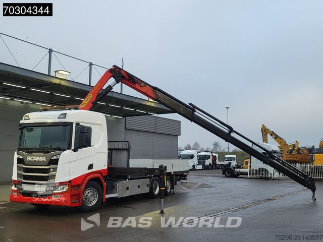 Plateau de chargement Scania R500 6X2 Palfinger PK34002 SH 8x Extensions Lif...