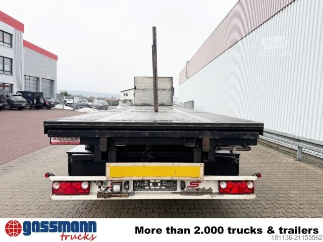 Open oplegger met zeil Schwarzmüller Schwarzmüller 2-A-Plateauauflieger,