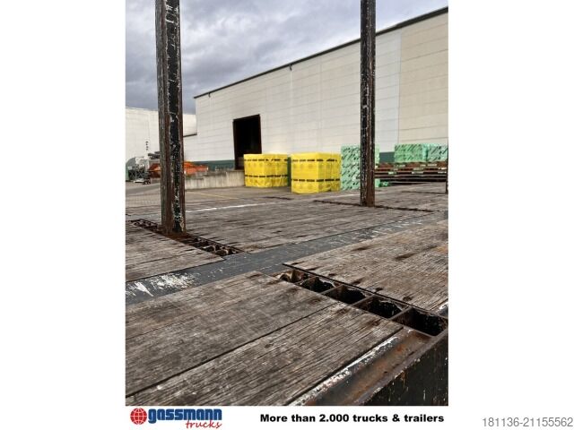 Open oplegger met zeil Schwarzmüller Schwarzmüller 2-A-Plateauauflieger,