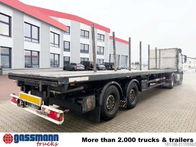 Open oplegger met zeil Schwarzmüller Schwarzmüller 2-A-Plateauauflieger,