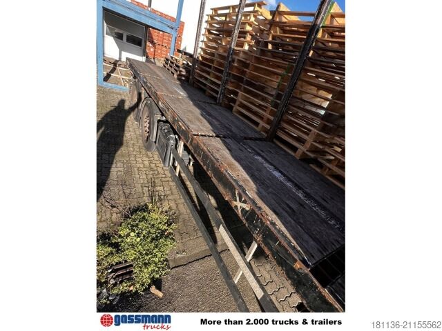 Open oplegger met zeil Schwarzmüller Schwarzmüller 2-A-Plateauauflieger,