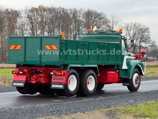 Camión volquete trilateral SCANIA LS110 6x2 Liftachse DSK Oldtimer *Sammlerstück*