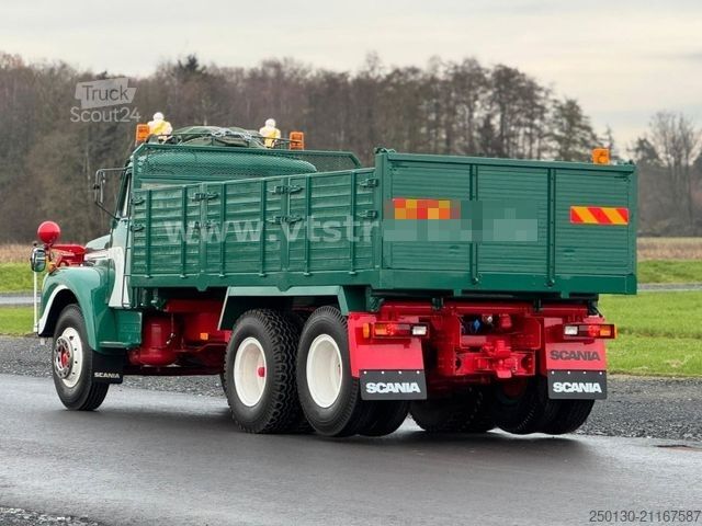 Camión volquete trilateral SCANIA LS110 6x2 Liftachse DSK Oldtimer *Sammlerstück*