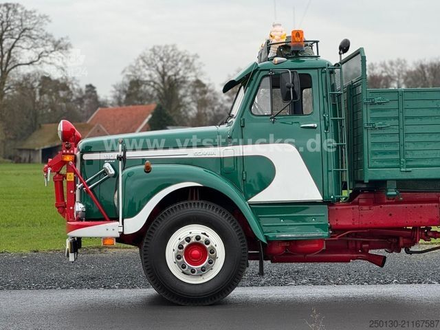 Camión volquete trilateral SCANIA LS110 6x2 Liftachse DSK Oldtimer *Sammlerstück*