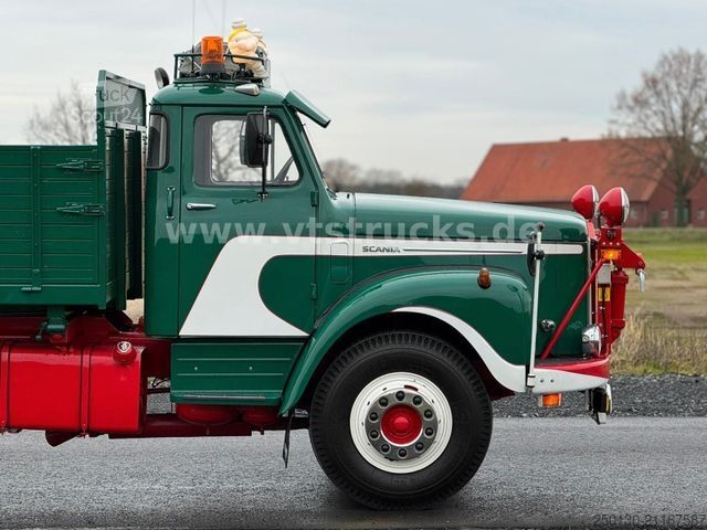 Camión volquete trilateral SCANIA LS110 6x2 Liftachse DSK Oldtimer *Sammlerstück*