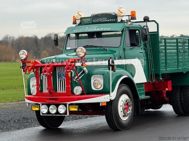 Camión volquete trilateral SCANIA LS110 6x2 Liftachse DSK Oldtimer *Sammlerstück*