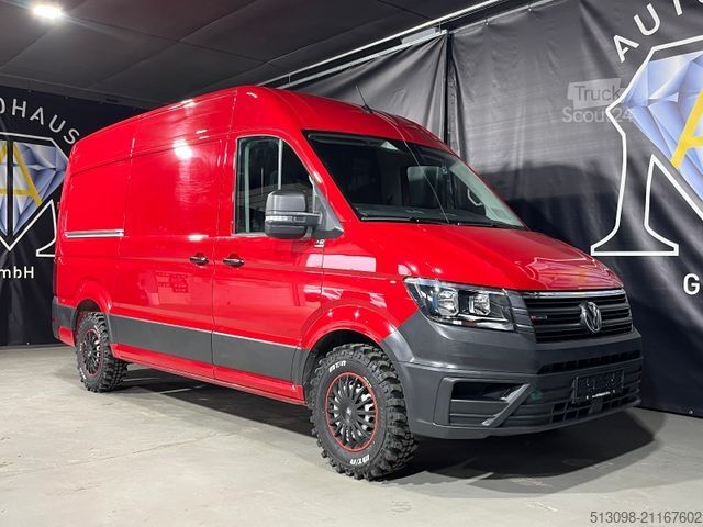 Furgoneta de caja alta VOLKSWAGEN CRAFTER 177 PS 4 MOTION OFFROAD REIFEN KLIMA