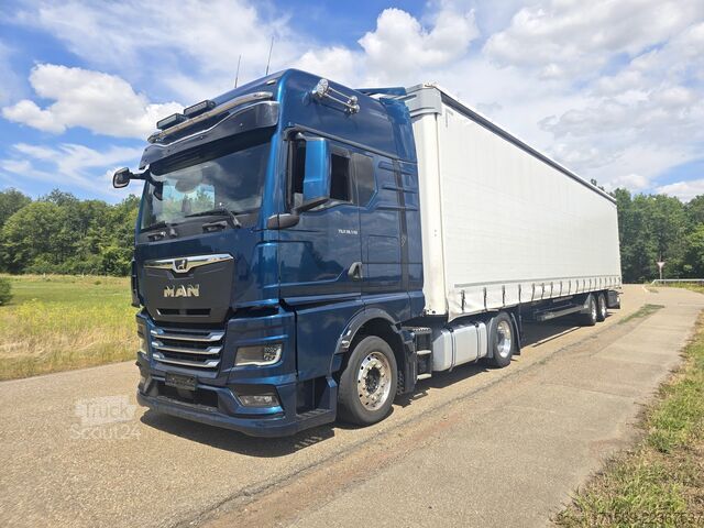 Biltransport lastebil MAN TG3 GX 18.510 + Kögel FGS-Mega, 3 Cars