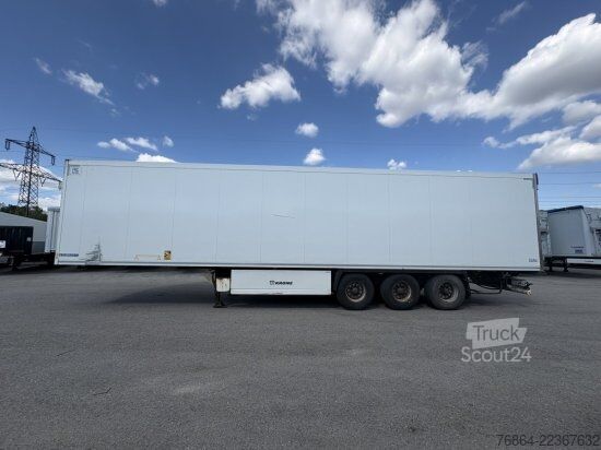 Remorque surbaissée KRONE KüHLAUFLIEGER,  THERMO KING SLXI 400, DOPPELSTOCK, SAF-ACHSEN