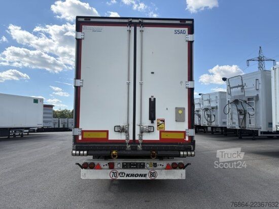 Remorque surbaissée KRONE KüHLAUFLIEGER,  THERMO KING SLXI 400, DOPPELSTOCK, SAF-ACHSEN