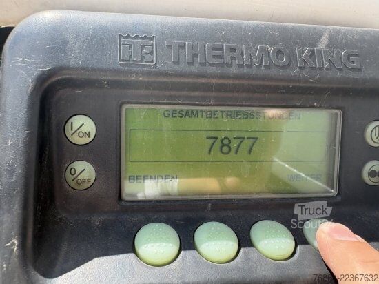 Remorque surbaissée KRONE KüHLAUFLIEGER,  THERMO KING SLXI 400, DOPPELSTOCK, SAF-ACHSEN