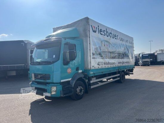 Tovorno vozilo s ravno platformo in ponjavo VOLVO FL 240 4X2R, PLANE, MANUAL, E4, LADEBORDWAND,