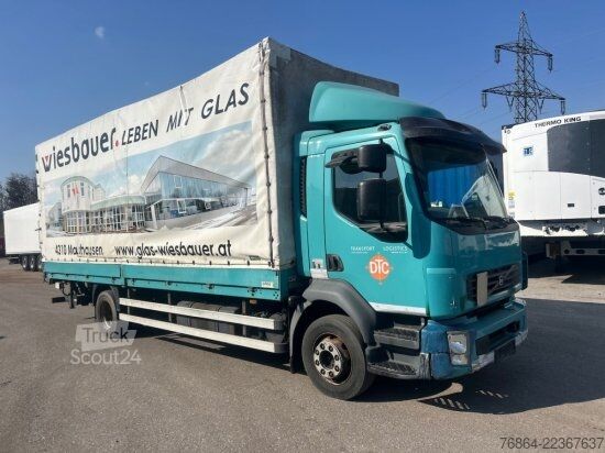 Tovorno vozilo s ravno platformo in ponjavo VOLVO FL 240 4X2R, PLANE, MANUAL, E4, LADEBORDWAND,