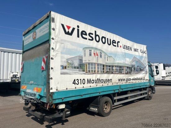 Tovorno vozilo s ravno platformo in ponjavo VOLVO FL 240 4X2R, PLANE, MANUAL, E4, LADEBORDWAND,