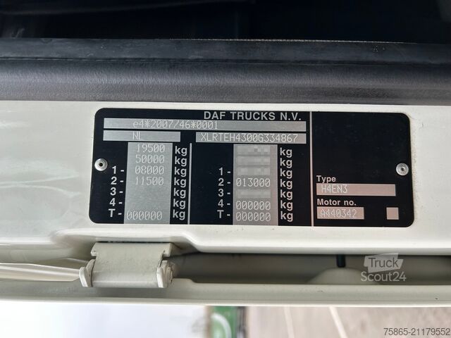 MTS standard DAF XF 480 FT Space Cab / 252 dkm / Euro 6 D / APK ...