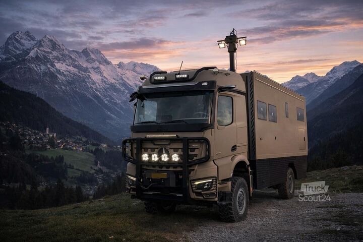 Karavan kamyonu MERCEDES AROCS 2053 ALLRAD WOHNMOBIL NEU MB 2053