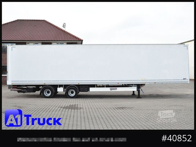 Semi-remorque fourgon TALSON F 1520, Möbelkoffer, Lenkachse, Tridec, LBW, verzinkt