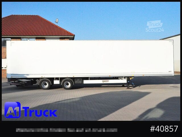 Semi-remorque fourgon TALSON F 1520, Möbelkoffer, Lenkachse, Tridec, LBW, verzinkt