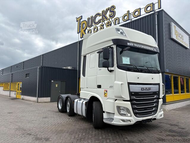 Tracteur standard DAF XF460 + 6X2 + STUUR/LIFT AS + EURO 6 + RETARDER