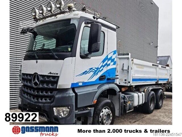 Damperli kamyon Mercedes-Benz Arocs 2642/48 K 6x4, Bordmatik links, AHK-Öl