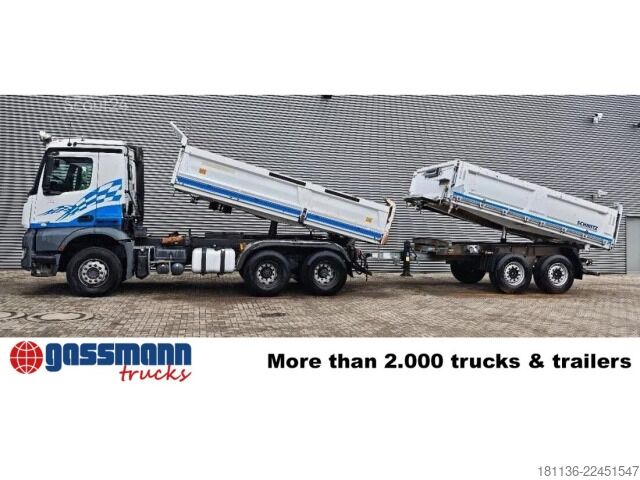 Damperli kamyon Mercedes-Benz Arocs 2642/48 K 6x4, Bordmatik links, AHK-Öl