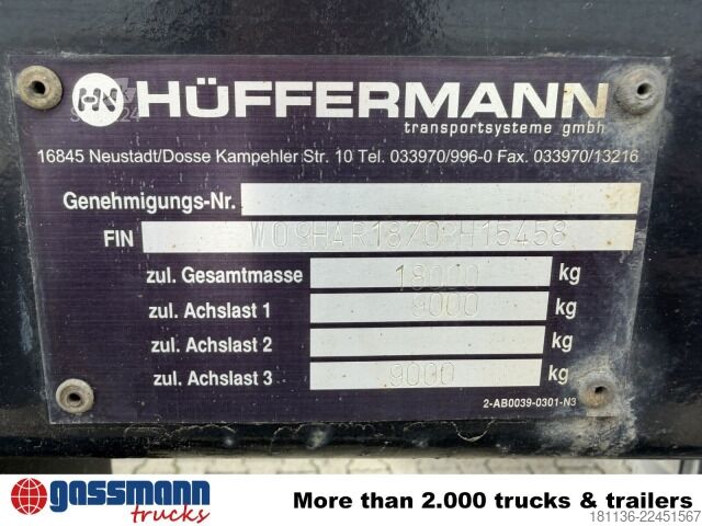 Kroghejsevogn Hüffermann HAR 18.70 Abrollanhänger