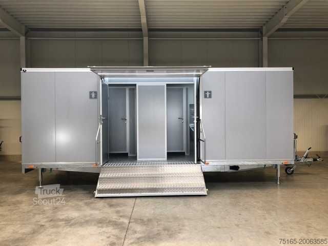 Trailer Rosemeier VE 4 Damen, 1 Herren, 4 Urinale Toilettenanhänger